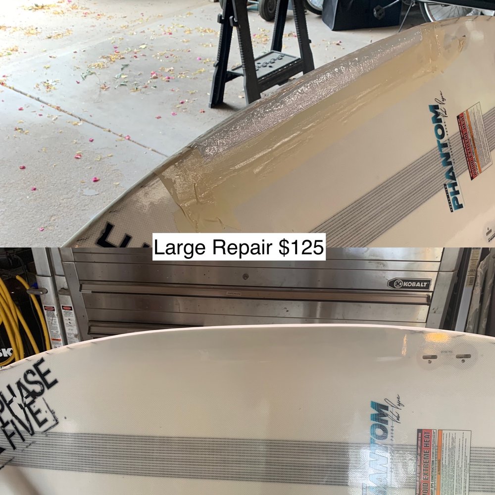 WAKESURF & SKIMBOARD REPAIR Updated August 2024 Request a Quote
