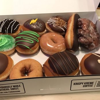 Krispy Kreme Doughnuts - Dozen doughnuts!!! Added a hazelnut after - Donuts Near Me - Delta, British Columbia Krispy Kreme Doughnuts - Dozen doughnuts!!! Added a hazelnut after - Donuts Near Me - Delta, British Columbia