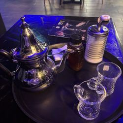 Hookah House - Hot green tea with mint, honey, and sugar
