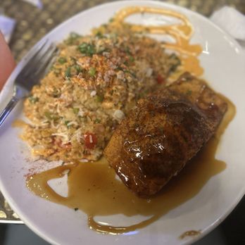 The Vault - Lobster and Salmon fried Rice - Breakfast & Brunch Near Me - Atlanta, Georgia
