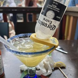 The Hub Baja Grill - Marg with a little brew