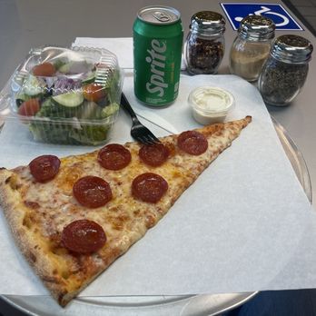 NY Giant Pizza - Pizza, Salad and Sprite Combo. - Pizza Near Me - Oceanside, California NY Giant Pizza - Pizza, Salad and Sprite Combo. - Pizza Near Me - Oceanside, California