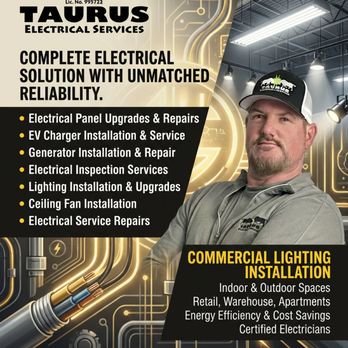 Taurus Electrical Services - Electricians Near Me - Vacaville, California
