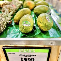 Sprouts Farmers Market - ORGANIC MARADOL PAPAYA (with honey) yum yum yum yum moi fave OuiOui :)...