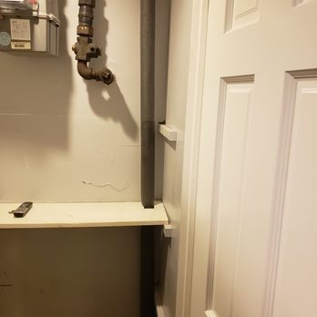 Haag Al & Son Plumbing & Heating - Finished Copper Pipe with insulation. It fit exactly so I could put my shelves back. - Plumbing Near Me - Glendale, New York