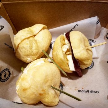 Cafe Patoro - Taste of Brazil (pao de queijo with guava paste and queso blanco, dulce de leche, and requeijao) - Bakeries Near Me - New York, New York