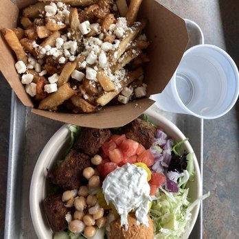 FRESKO Greek Kitchen - Greek fries and salad Build Your Own Bowl - Greek Near Me - Raleigh, North Carolina FRESKO Greek Kitchen - Greek fries and salad Build Your Own Bowl - Greek Near Me - Raleigh, North Carolina