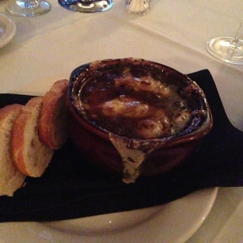 Michael John's - French-American Steakhouse - French onion soup....omg. - New American Near Me - Bradenton, Florida Michael John's - French-American Steakhouse - French onion soup....omg. - New American Near Me - Bradenton, Florida