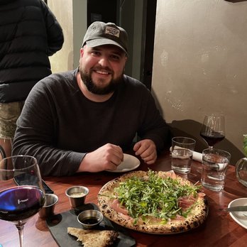 Pizzicletta - My love enjoying the night! - Pizza Near Me - Flagstaff, Arizona