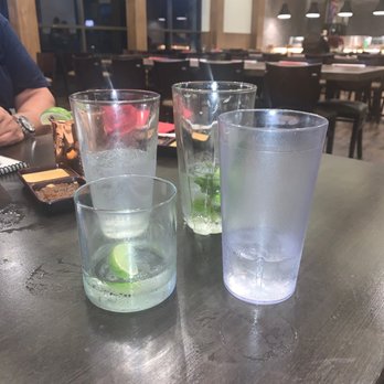 Shogun Restaurant - Empty drinks. - Japanese Near Me - Corona, California