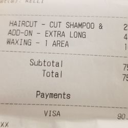 SmartStyle - The receipt