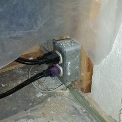 Lowe's Home Improvement - These are to have a dedicated circuits for pump & heater on whirlpool & GFIC. They were wired to the smoke detectors by 1st subcontractor.