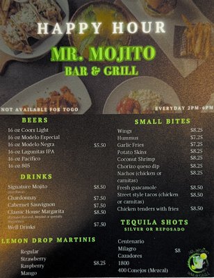 Menu photo 2 Mr Mojito Bar & Grill San Jose, CA Menu photo 2 Mr Mojito Bar & Grill San Jose, CA