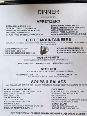 Menu photo 3 Mineral Lodge Restaurant Mineral, CA Menu photo 3 Mineral Lodge Restaurant Mineral, CA