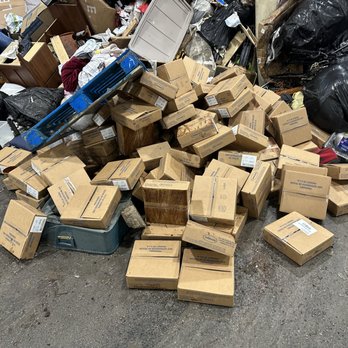 Red Oak Disposal Services - 900 pounds of Turkey boxes had to be disposed of by our Junk Removal Services - Dumpster Rental Near Me Red Oak Disposal Services - 900 pounds of Turkey boxes had to be disposed of by our Junk Removal Services - Dumpster Rental Near Me
