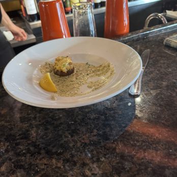 1285 Restobar - Oh and the crab stuffed mushrooms.  Had to take a quick picture before it disappeared. - Italian Near Me - Florence, Oregon