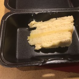Smallest slice of cake ever. It was a totally wasted $5 bucks.