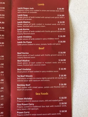 Menu photo 3 Taj Indian Flavours Singleton, NSW Menu photo 3 Taj Indian Flavours Singleton, NSW