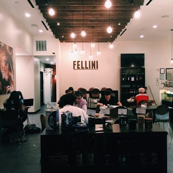 Fellini Caffè - fellini at night time - Italian Near Me - Houston, Texas