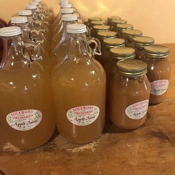 Solebury Orchards - Fresh apple juice & apple sauce. The juice was delicious and the smaller size was o my $2!!! - Fruits & Veggies Near Me - New Hope, Pennsylvania Solebury Orchards - Fresh apple juice & apple sauce. The juice was delicious and the smaller size was o my $2!!! - Fruits & Veggies Near Me - New Hope, Pennsylvania
