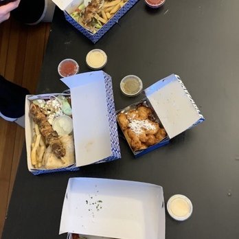 Saloniki Greek - Chicken Souvlaki Classic Meal Zucchini-Feta Fritters Meal Crispy Feta Puffs - Greek Near Me - Boston, Massachusetts Saloniki Greek - Chicken Souvlaki Classic Meal Zucchini-Feta Fritters Meal Crispy Feta Puffs - Greek Near Me - Boston, Massachusetts