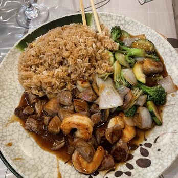 Sakura 15 - Teriyaki Beef and Shrimp - Japanese Near Me - Bloomington, Indiana