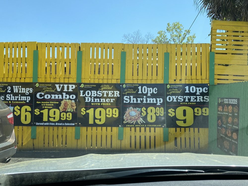 J Lemon Pepper Fish & Chicken