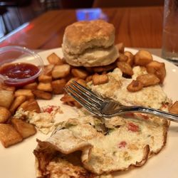 5ive Steak - The worst tasteless breakfast around served w ambivalence, neglect, weirdness, w a general vibe of being in a morgue.