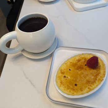 Sweets and Seats - My Americano and a scrumptious creme brulee. - Cafes Near Me - Asheville, North Carolina Sweets and Seats - My Americano and a scrumptious creme brulee. - Cafes Near Me - Asheville, North Carolina