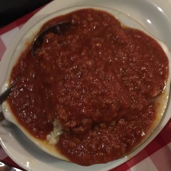 The Open Kitchen - Lasagne Di Stefano...it is under all that sauce! - Italian Near Me - Charlotte, North Carolina
