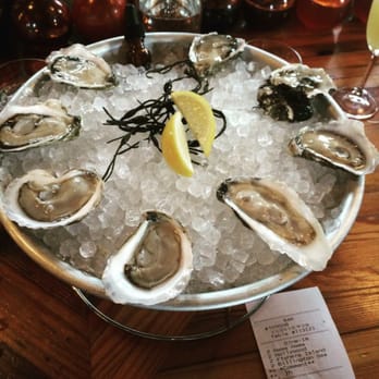 Kimball House - The most amazing and fresh assortment of oysters with homemade mignonette  -- delicious! - New American Near Me - Decatur, Georgia