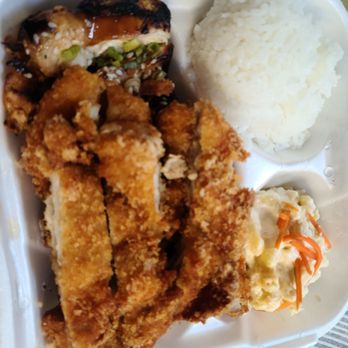 Pac Island Grill - Katsu chicken, lolli bbq chicken, mac salad, rice pick 2 plate - Barbeque Near Me - Federal Way, Washington