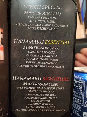 Menu photo 3 Hanamaru Sushi La Habra, CA Menu photo 3 Hanamaru Sushi La Habra, CA