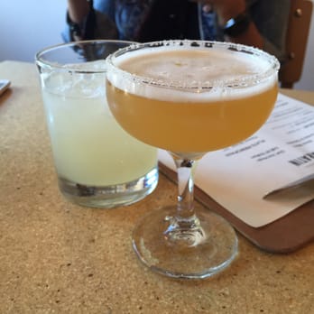 Le Baratin - Elderflower gimlet and Sidecar - French Near Me - Toronto, Ontario
