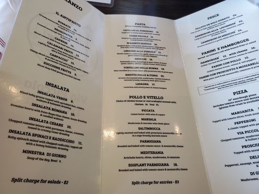 Menu photo 8 Via Piccola Trattoria Tiburon, CA