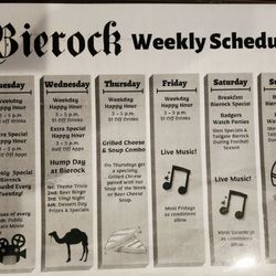 Weekly Schedule