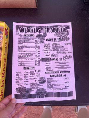 Menu photo 3 Tacos El Abuelo Anthony, NM Menu photo 3 Tacos El Abuelo Anthony, NM