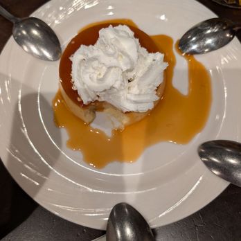 El Agave Azul - Flan for dessert - Mexican Near Me - Richmond, California