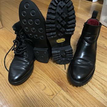 Jessy’s Shoe Repair - two pairs of leather shoes, resoled - Shoe Repair Near Me - Chicago, Illinois Jessy’s Shoe Repair - two pairs of leather shoes, resoled - Shoe Repair Near Me - Chicago, Illinois
