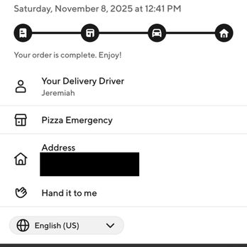 Pizza Emergency - Order complete - Pizza Near Me - Española, New Mexico