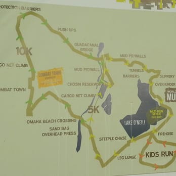 Pendleton Races - Hard Corps Race Series - Course map - May 31st 2014 - Races & Competitions Near Me
