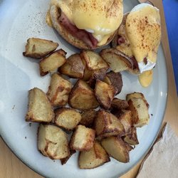 The Urban Cup Bakery Cafe - Eggs benny and potato's yum.