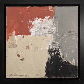 Freeman Gallery - M.N. Freeman, "Sediment", mixed media on canvas, 12x12 in. - Art Galleries Near Me - Santa Fe, New Mexico Freeman Gallery - M.N. Freeman, "Sediment", mixed media on canvas, 12x12 in. - Art Galleries Near Me - Santa Fe, New Mexico