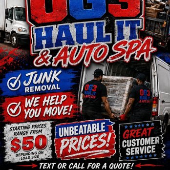 0g3haulit & Auto Spa - Junk Removal & Hauling Near Me 0g3haulit & Auto Spa - Junk Removal & Hauling Near Me