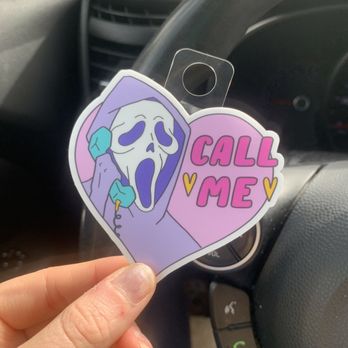 Atomic Horror - Ghost face sticker five dollars - Personal Shopping Near Me - Orlando, Florida Atomic Horror - Ghost face sticker five dollars - Personal Shopping Near Me - Orlando, Florida