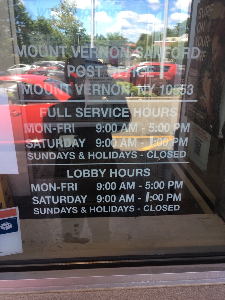 US POST OFFICE Updated August 2024 440 E Sandford Blvd, Mount