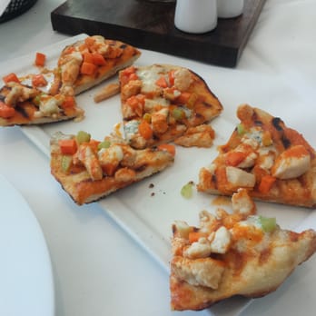 Louie's Backyard - Buffalo chicken flat bread pizza. Very good! - New American Near Me - Key West, Florida