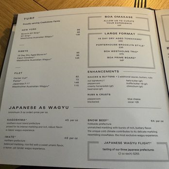 BOA Steakhouse - Steakhouses Near Me - Las Vegas, Nevada