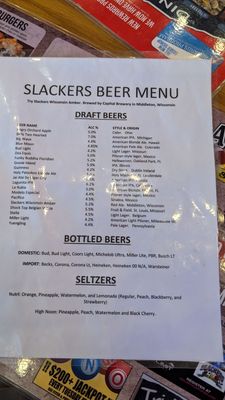 Menu photo 7 Slackers Bar & Grill Fort Lauderdale, FL Menu photo 7 Slackers Bar & Grill Fort Lauderdale, FL