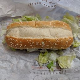 More lettuce was surrounding my chicken sandwich than actually in it.